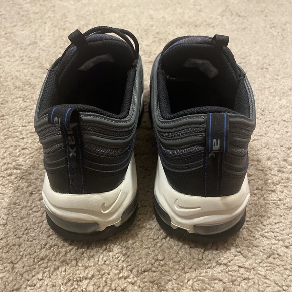 Nike Air Max 97 Black Racer Blue Men's DM9105-001 Running Shoes Size 11 - Picture 5 of 9
